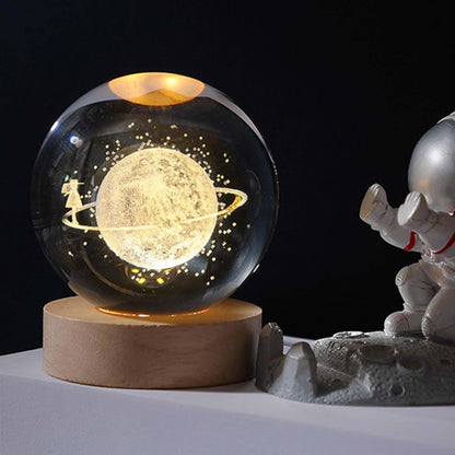 GALAXY CRYSTAL BALL NIGHT LIGHT