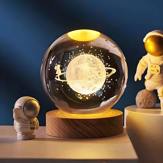 GALAXY CRYSTAL BALL NIGHT LIGHT