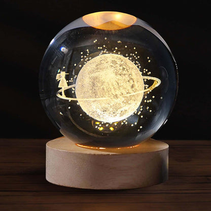 GALAXY CRYSTAL BALL NIGHT LIGHT